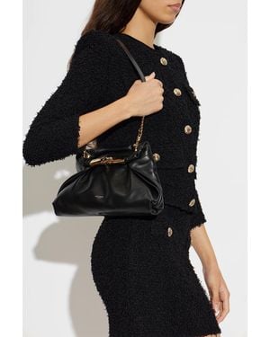 Balmain Leather Bag 'Dinner - Black