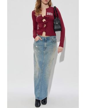 MISBHV Top With "Z" Logo - Red