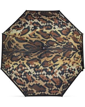 Moschino Folding Umbrella - Gray