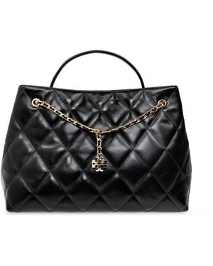 Tory Burch 'Fleming' Tote Bag - Black