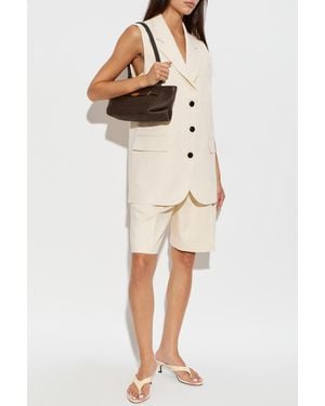 Anine Bing 'Bryson' Shorts - Natural