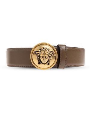 Versace Leather Belt - Brown