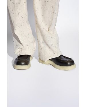 Bottega Veneta Leather Ankle Boots - Black