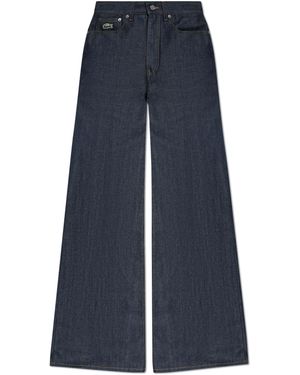 LACOSTE RUNWAY High-Waisted Jeans - Blue