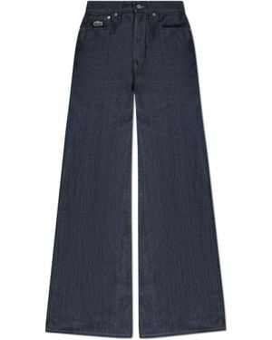 LACOSTE RUNWAY High-Waisted Jeans - Blue