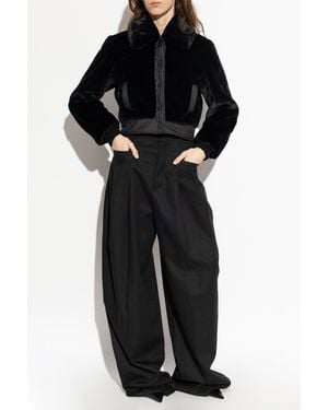 Perfect Moment Faux Fur Jacket "Giorgia" - Black