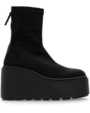 Vic Matié Platform Ankle Boots Magnifico - Black