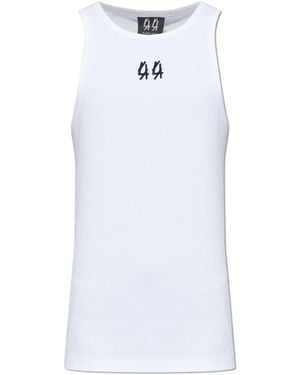 44 Label Group Top With Straps - White