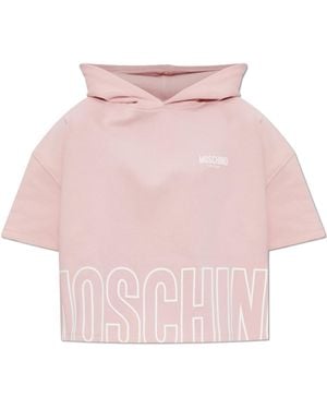 Moschino Logo Sweat Shorts - Pink