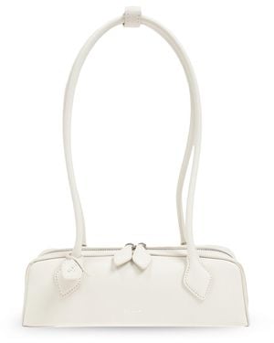 Alaïa Shoulder Bag Small Le Teckel - White