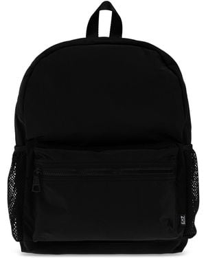EA7 Logo Backpack - Black