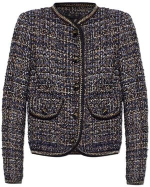 Etro Tweed Blazer - Black