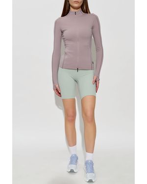 On Shoes Training Sweatshirt With Zip Fastening - Gray