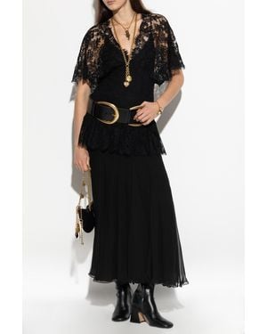 Chloé Silk Skirt - Black