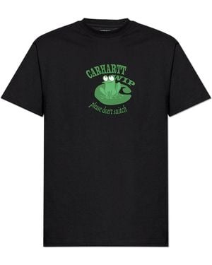 Carhartt T-Shirt "Don'T Snitch" - Black