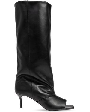 IRO Heeled "Slouchy" Boots - Black