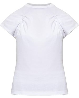 AVAVAV T-Shirt With Ruching - White