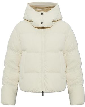 Woolrich Puffer Jacket With Hood - White