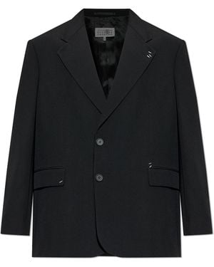 MM6 by Maison Margiela Blazer With Pockets - Black