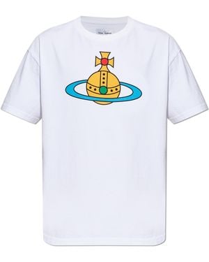 Vivienne Westwood T-Shirt With Print - White