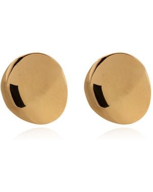 Alaïa Brass Earrings - Natural