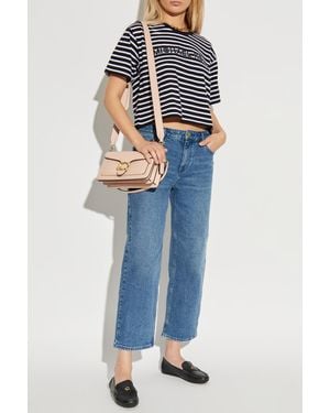 MICHAEL Michael Kors Striped Pattern T-Shirt - Blue
