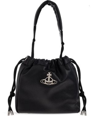 Vivienne Westwood "Hilary" Bucket Bag - Black