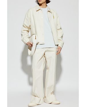 Bally Jacket With Logo Patch - White
