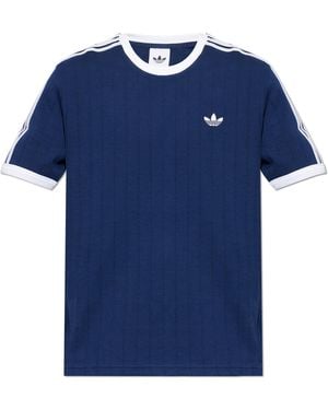 adidas Originals T-Shirt With Embroidered Logo - Blue