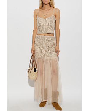 Ulla Johnson Tulle Top - Natural