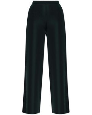 Ferragamo Trousers With Straight Leg Cut - Green