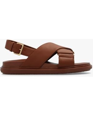 Marni "Fussbett" Sandals - Brown