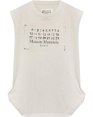 Maison Margiela Top With "Z" Logo - White