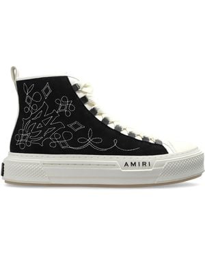Amiri "Western Ma Court Hi" Sports Shoes - Black