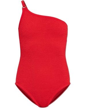 Hunza G One-Piece Swimsuit 'Clara' - Red