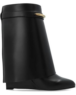 Givenchy Wedge Ankle Boots - Black