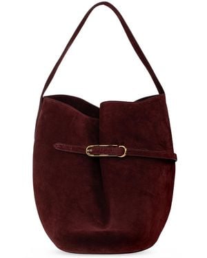 Liffner Suede 'Bucket' Bag - Red