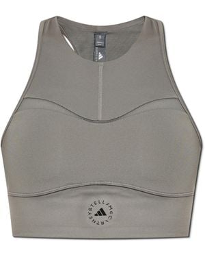 adidas By Stella McCartney Sports Bra With Support - Grey
