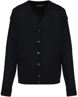 DSquared² Cardigan With Pockets - Black
