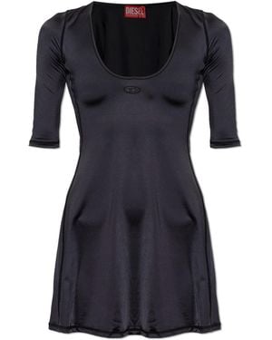 DIESEL Dress 'D-Elphin' - Black