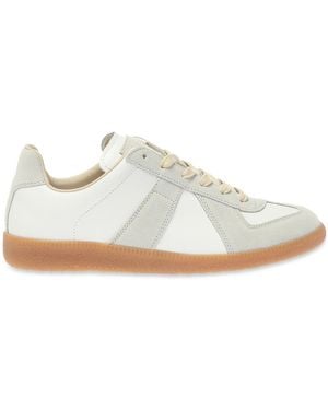 Maison Margiela Patched 'Replica' Trainers - White