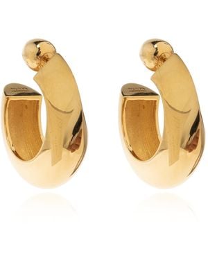 Alaïa Brass Earrings - Metallic