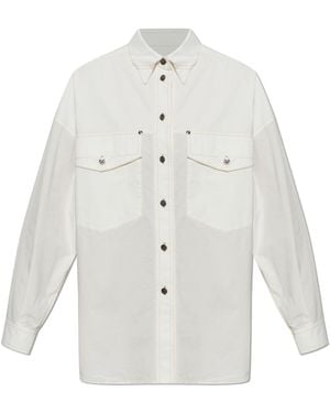 Versace Loose-Fit Shirt - White