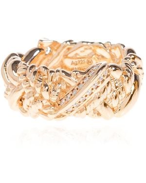 Bottega Veneta Gilded Ring - Metallic
