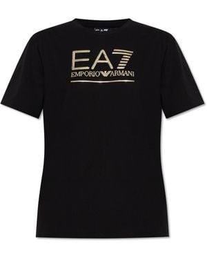 EA7 T-Shirt From The "Sustainability" Collection - Black