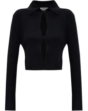 Jil Sander Wool Cardigan - Blue