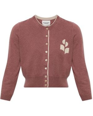Isabel Marant Cardigan 'Lona' - Red