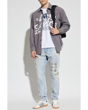 DSquared² Shirt With Print - Gray