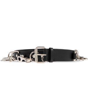 Vetements Leather Belt - Black
