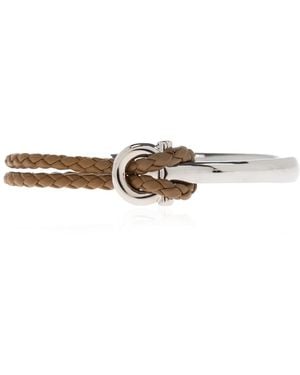 Ferragamo Bracelet With Logo - Metallic